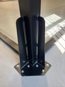 corner post for padel court manufacturing